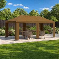 Abri de jardin 6 x 3 m Taupe Polyester et Acier 190