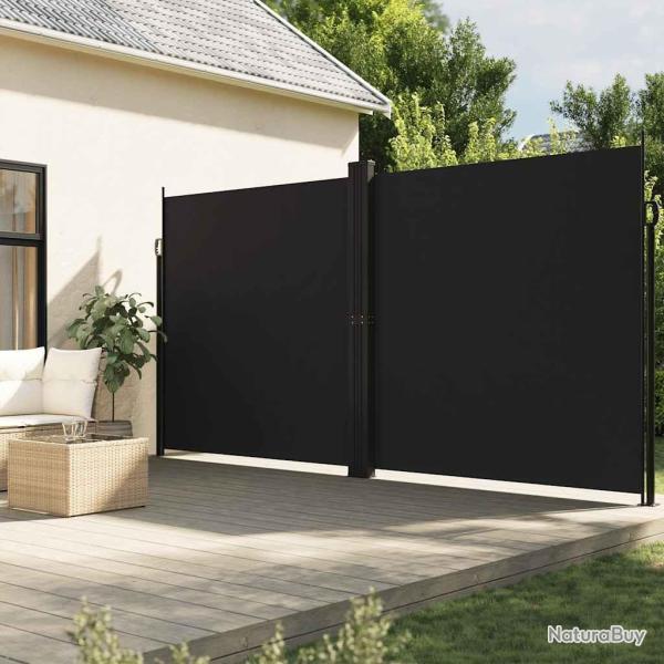 Auvent lat�ral r�tractable Noir 220x1200 cm