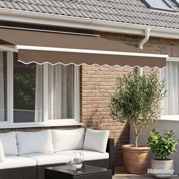 Remplacement de lambrequin Taupe 3,5 m Polyester