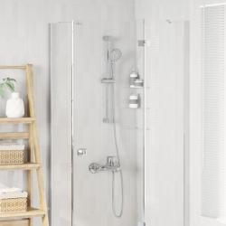 Ensemble de Syst&egrave;me de Douche Chrome 70 cm Acier inoxydable