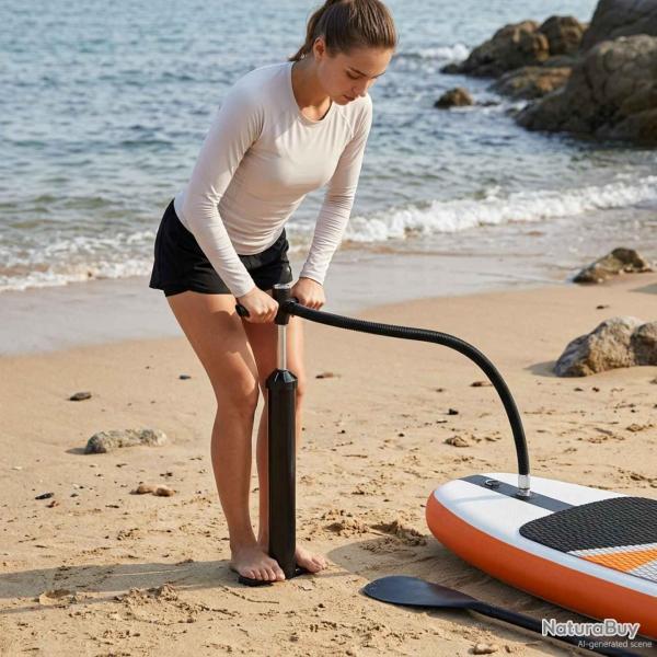 Pompe � main SUP avec manom�tre Noir PP
