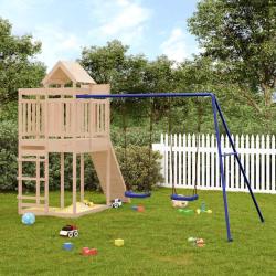 Aire de jeux d'ext&eacute;rieur bois de pin massif