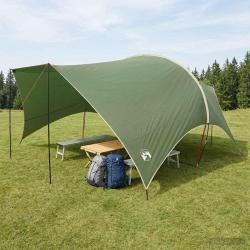 Tarp de camping r&eacute;sistant &agrave; l'eau Vert 550 x 400 x 230 cm
