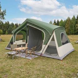Tente Cabane Vert 480 x 273 x 205 cm Polyester et Acier