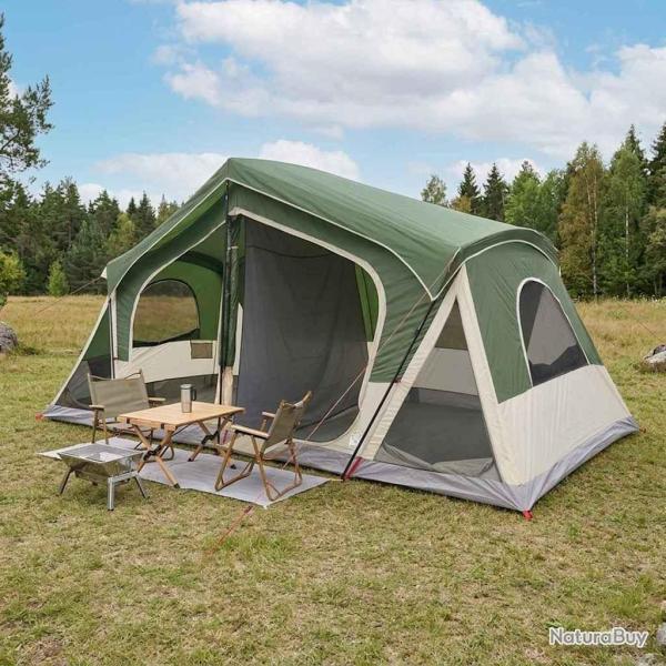 Tente Cabane Vert 480 x 273 x 205 cm Polyester et Acier