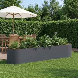 Jardin sur&eacute;lev&eacute; Anthracite 220 x 40 x 40 cm Acier