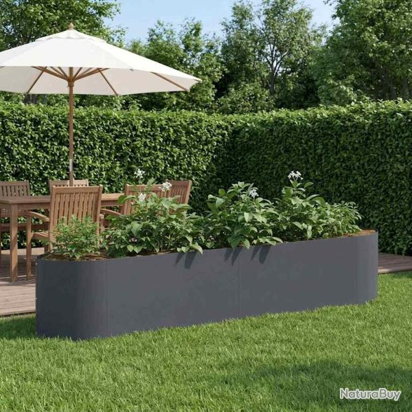 Jardin sur�lev� Anthracite 220 x 40 x 40 cm Acier