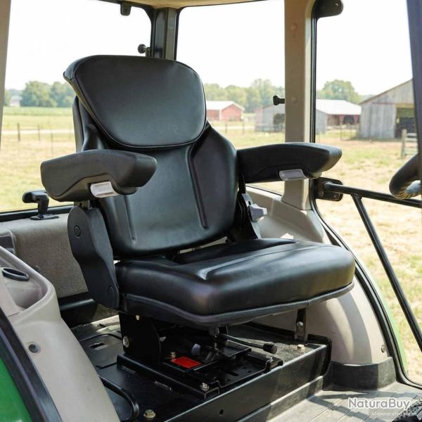Si�ge de tracteur avec suspension Noir 60 x 58 x 72 cm