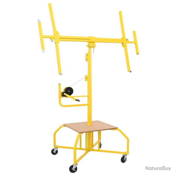 L�ve-plaque de pl�tre Jaune 300 x 107 x 330 cm Acier