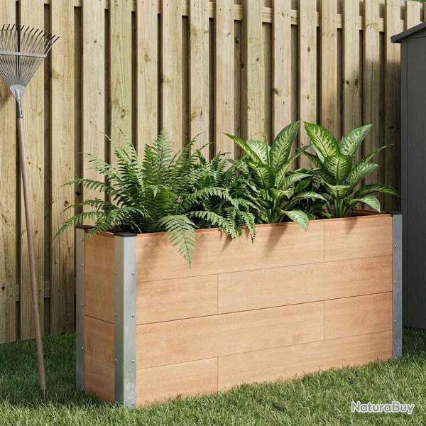 Jardini�re sur�lev�e Marron 150 x 30 x 72 cm