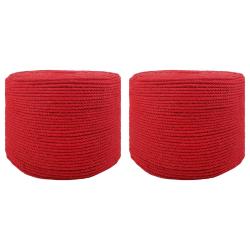 Corde 2 pcs Rouge Coton