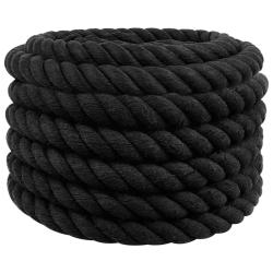 Corde Noir 3 x 3 x 2500 cm Coton