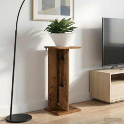Support de Plante 2 pcs Bois ancien 25 x 25,5 x 60,5 cm