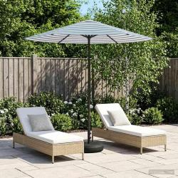 Parasol de jardin avec base 230 x 230 cm Polyester