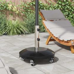 Socle en granit avec roulettes pour poteau de 40-50 mm 29 kg