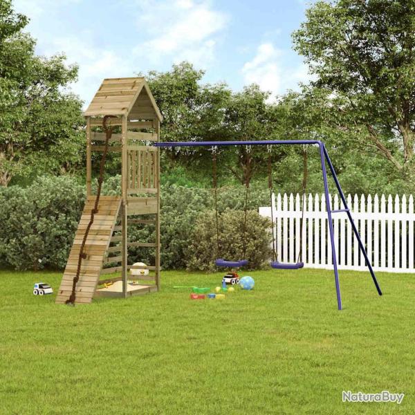 Aire de jeux d'ext�rieur bois de pin impr�gn�