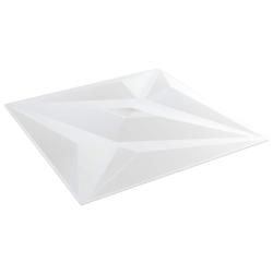 Panneaux muraux 24 pcs &Eacute;toile Blanche 50 x 50 cm Mousse XPS