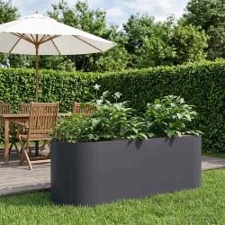 Jardin sur&eacute;lev&eacute; Anthracite 120 x 40 x 40 cm