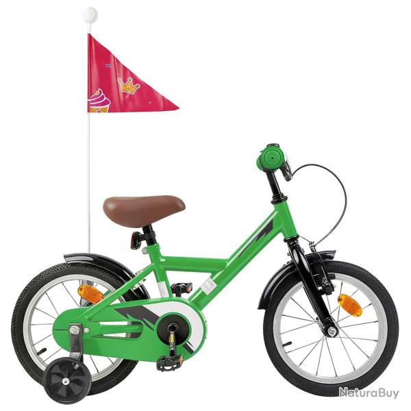 V�lo pour Enfants 16 Pouces pour 4-6 ans Vert