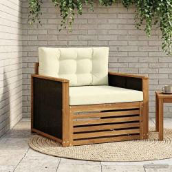 Sofa de milieu ext&eacute;rieur Bois d'Acacia Massif Naturel