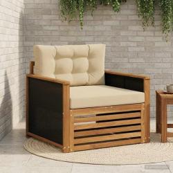 Sofa de milieu ext&eacute;rieur Bois d'Acacia Massif Naturel
