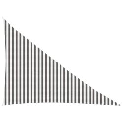 Voile d'ombre Gris clair et blanc 3 x 4 x 5 m HDPE