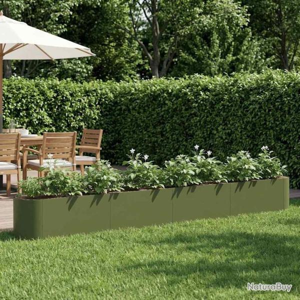 Jardin sur�lev� Vert olive 360 x 40 x 40 cm