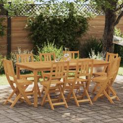 Chaises de bistrot d'ext&eacute;rieur 8 pcs Naturel 40 x 42 x 85 cm