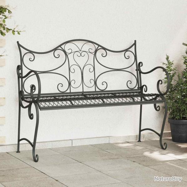 Banc de jardin 2-Nombre de places 114 x 56,5 x 90 cm Acier