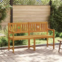 Banc ext&eacute;rieur Naturel 150 x 55,5 x 90 cm Bois d'Acacia Massif
