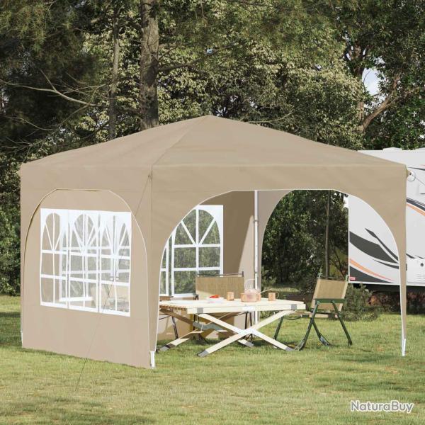 Tente de f�te pop-up 290 x 290 x 245 cm Cr�me