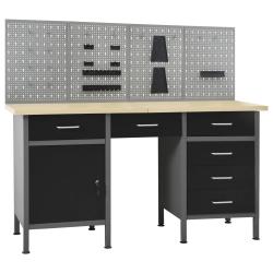 &Eacute;tabli avec 4 panneaux muraux