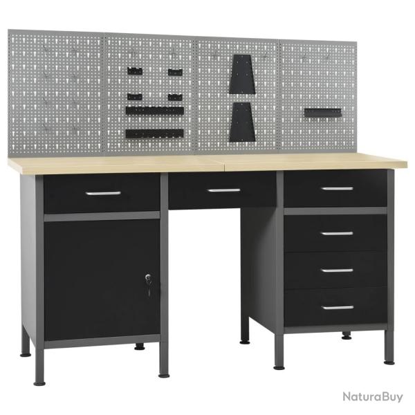 �tabli avec 4 panneaux muraux