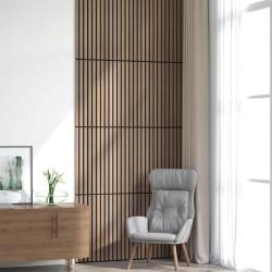 Panneaux muraux 8 pcs Marron 60,5 x 60 cm