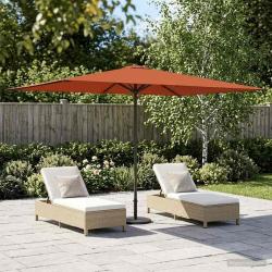 Parasol de jardin 200 x 300 cm Polyester Rectangulaire