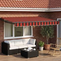 Auvent r&eacute;tractable &eacute;lectrique 3,5 x 2,5 m