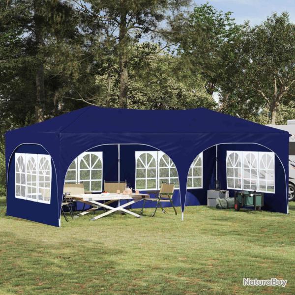 Tente de f�te pop-up 575 x 288 x 245 cm Bleu Tissu Oxford