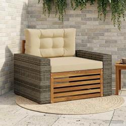 Sofa de milieu ext&eacute;rieur Bois d'Acacia Massif Naturel