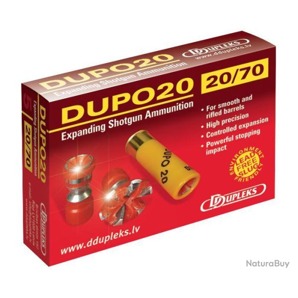 5 Cartouches Ddupleks Dupo 20 cal.20/70