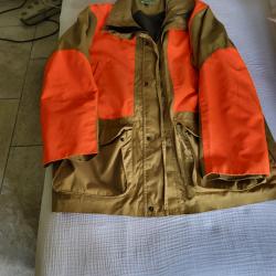 veste orange de chasse