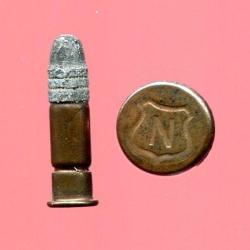 .22 LR &agrave; perc centrale - Allemande p&eacute;riode WWII - entrainement tir fusil Mauser - Port Compris