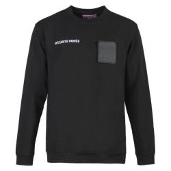 Sweat-Shirt Cityguard Securite Grande Fenetre Matricule &agrave; Broder Noir  - 2XL