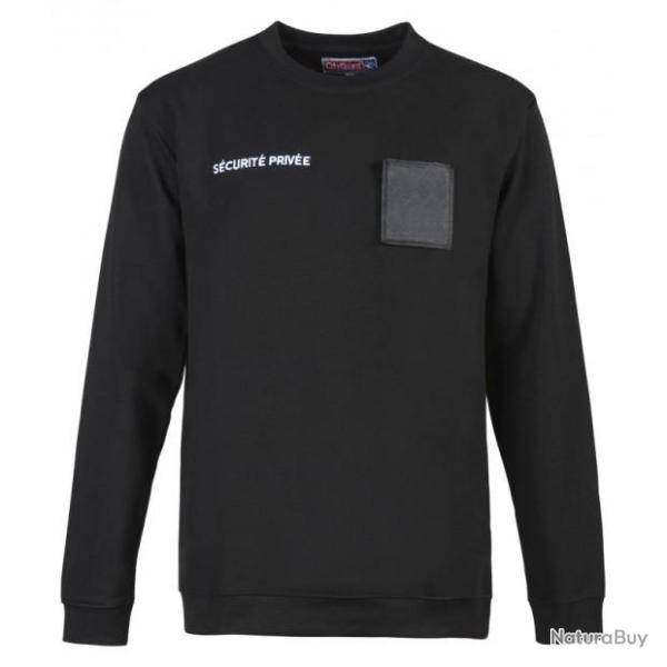Sweat-Shirt Cityguard Securite Grande Fenetre Matricule � Broder Noir  - 2XL