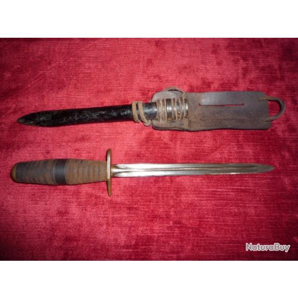 Couteau de tranch�e / poilu / ww1