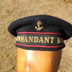 BACHI MATELOT MARINE NATIONALE   / COMMANDANT BORY  / IDEM 39-45 INDOCHINE ALGERIE