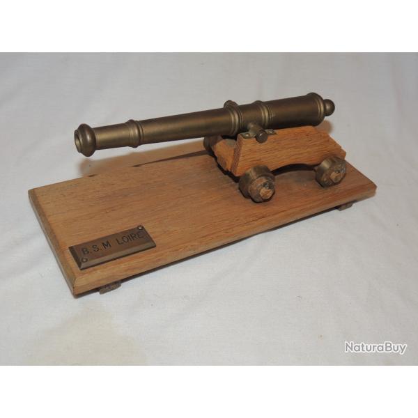 TRES BEAU MODELE CANON ARTILLERIE de MARINE 18� SIECLE  / en BRONZE