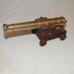 TRES BEAU MODELE CANON ARTILLERIE de MARINE 18&deg; SIECLE  / en BRONZE  # 6
