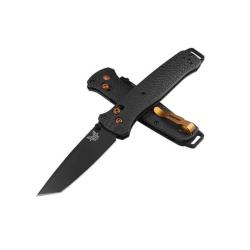 Couteau pliant Benchmade Bailout Fibre de carbone et lame noire