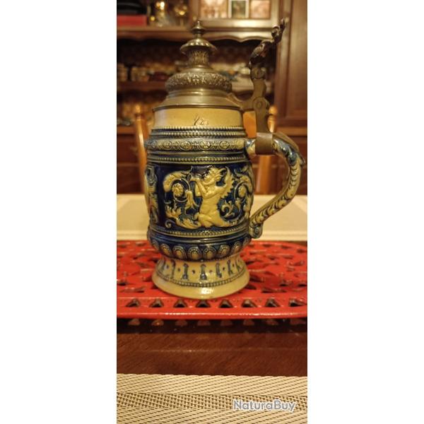 Chope a bi�re allemande de luxe et d �poque