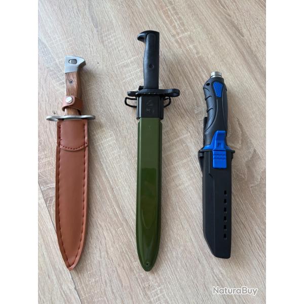Lot couteau/ba�onnette